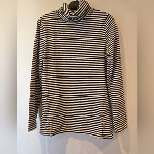 A M O Striped Turtleneck Size Small